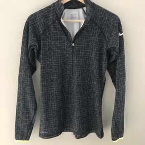 Black Nike quarter zip athletic long sleeve